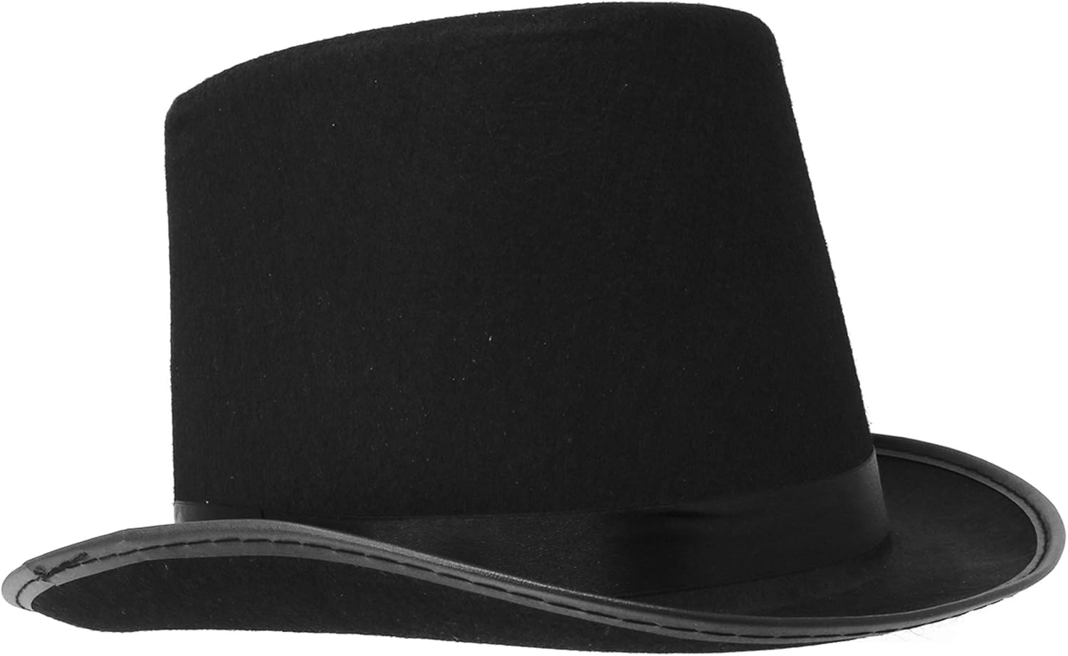 SkeletEE Black Felt Top Hat - Tuxedo Magician Costume
