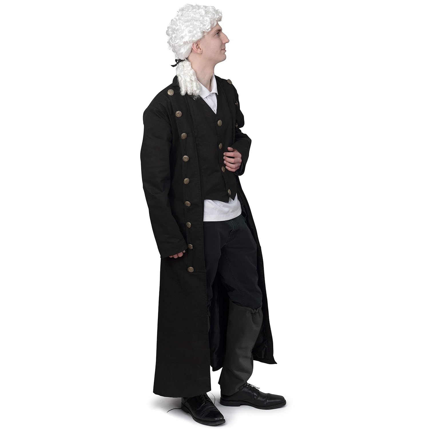 George Washington Historical Wig Costume Accessory