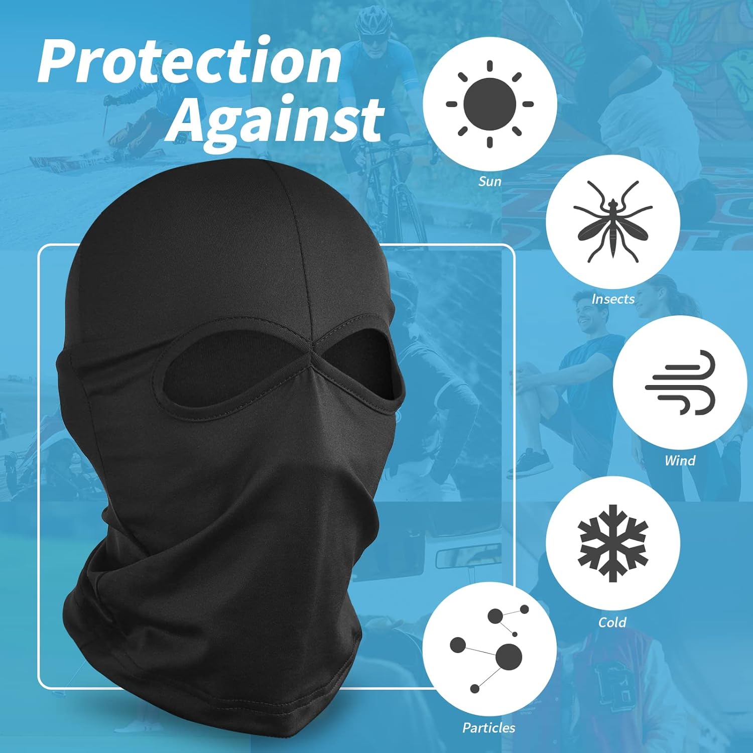 YESLIFE Ski Mask Balaclava for Kids Halloween Costume