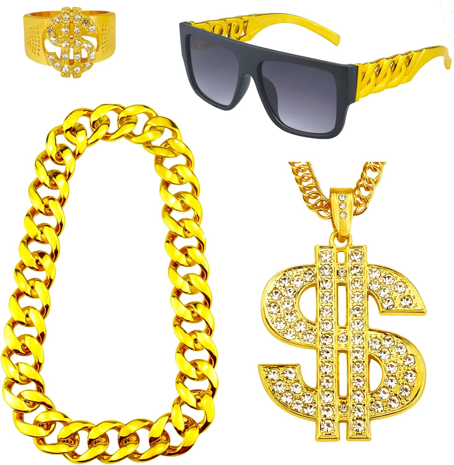 Classic 80s Hip Hop Costume Kit for Rappers More