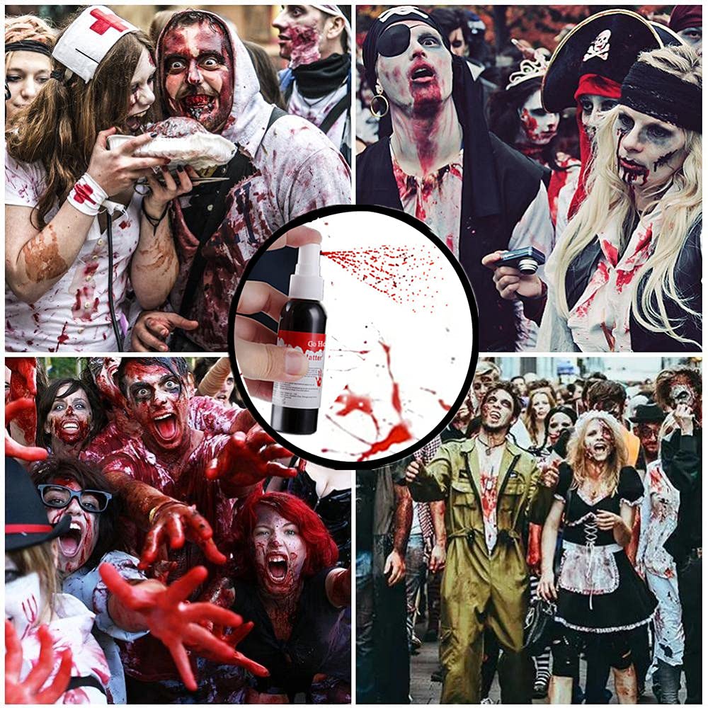 Go Ho Blood Splatter Fake Blood Spray for Halloween