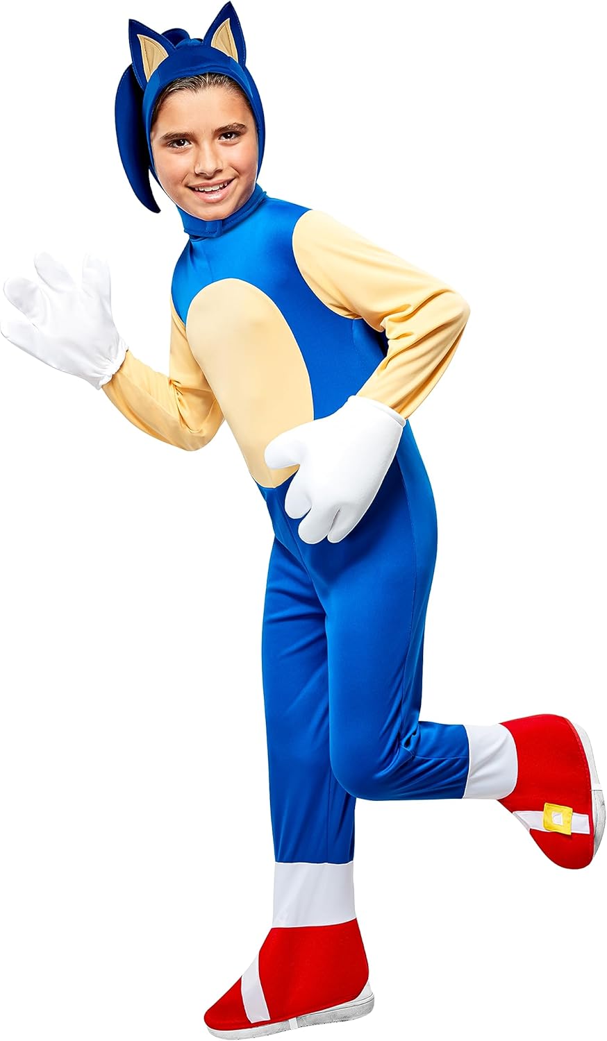 Sonic The Hedgehog Costume for Kids Size Large