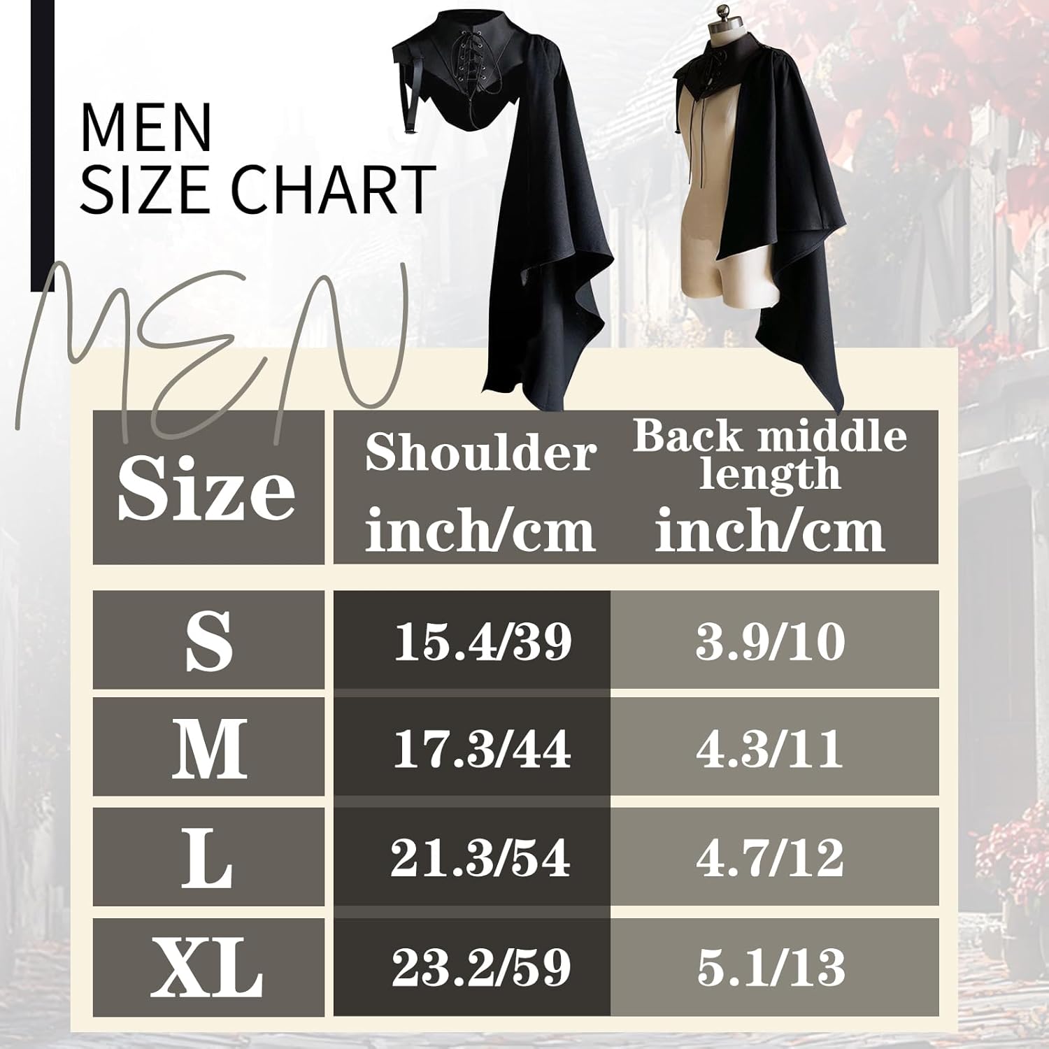 Medieval Half Cape
