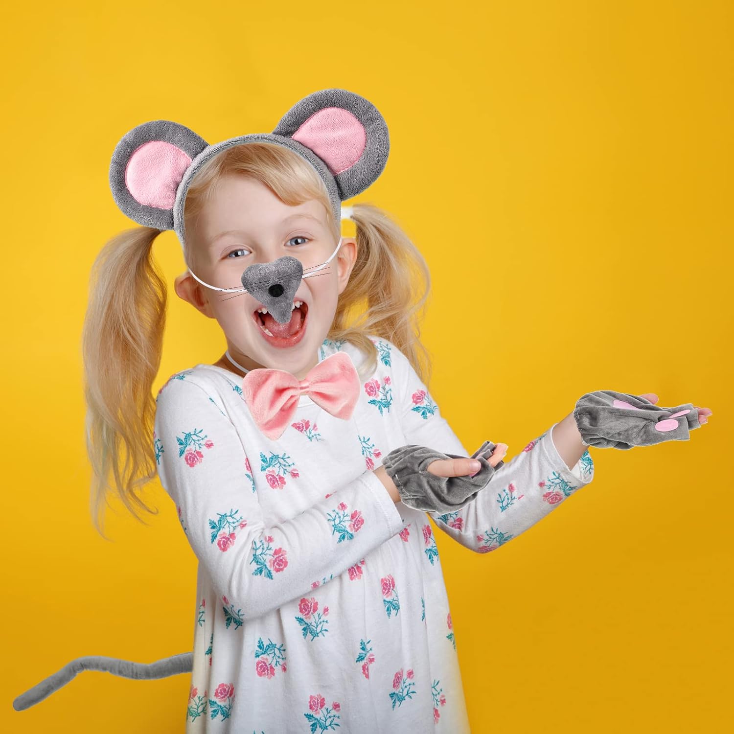 Sintege Mouse Costume for Kids - Mouse Ears Accessories