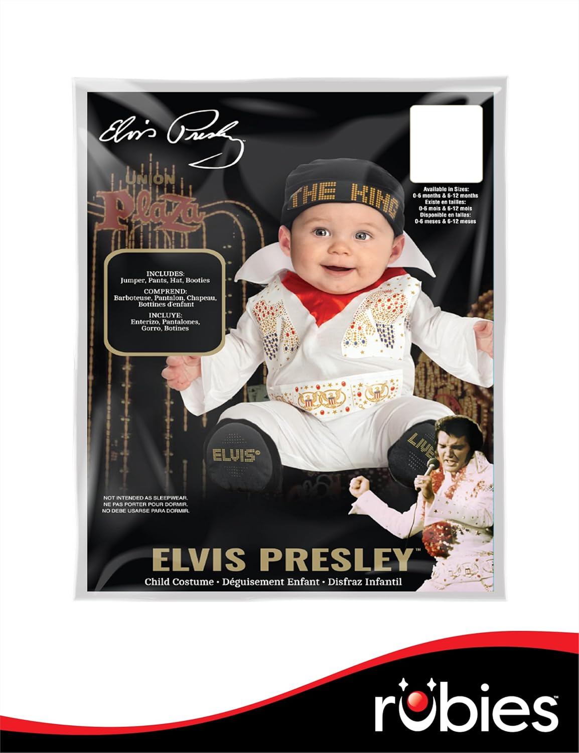 Rubies Official Licensed Elvis Baby Costume Party Supplies