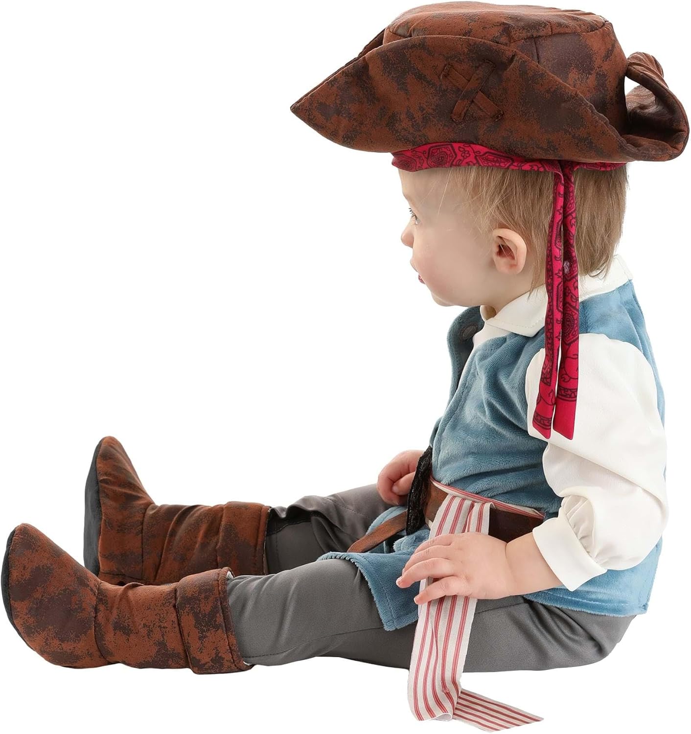 Fun Costumes Pirate Onesie Infant Jack Sparrow costume for Babies