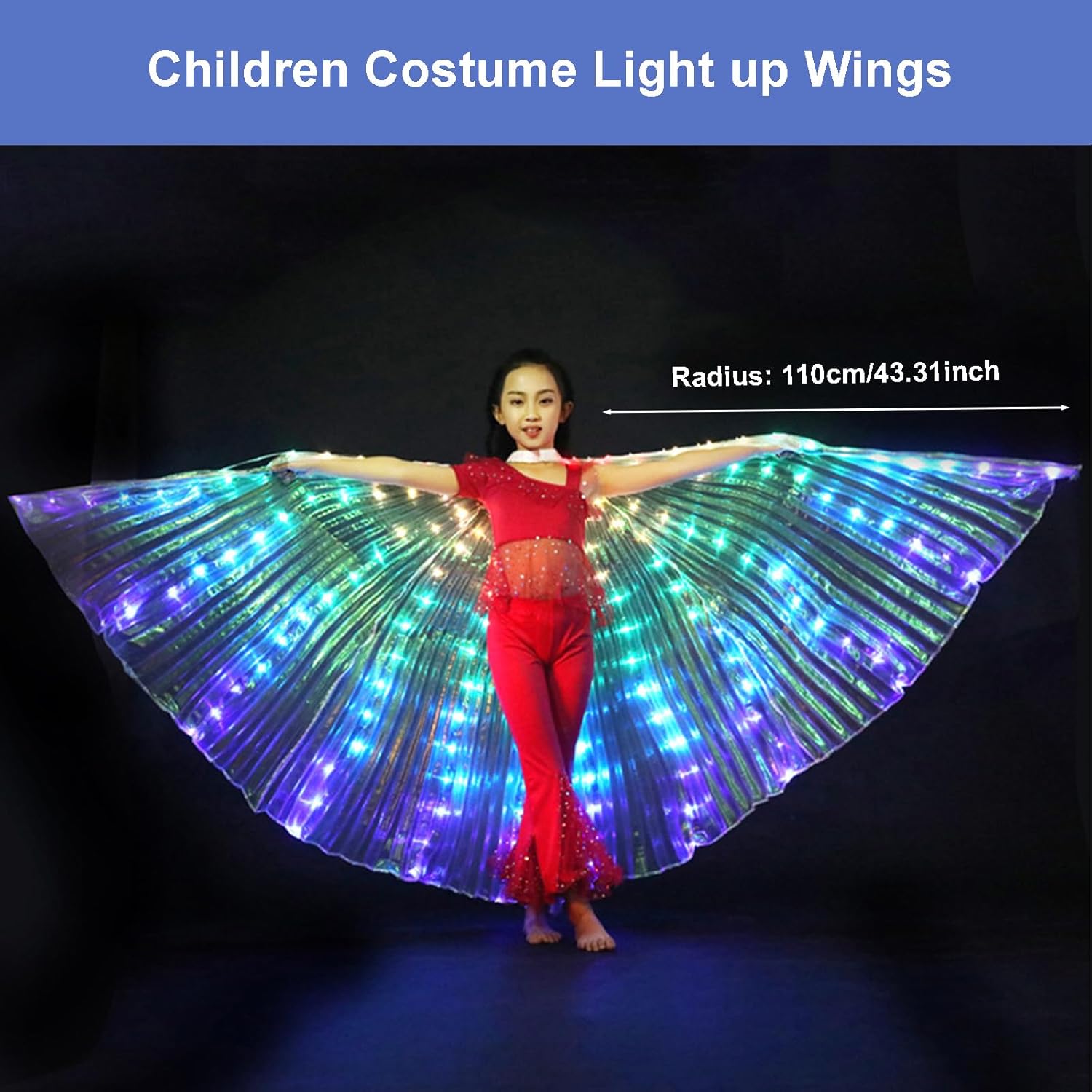 LED Isis Wings Light-Up Belt for Women