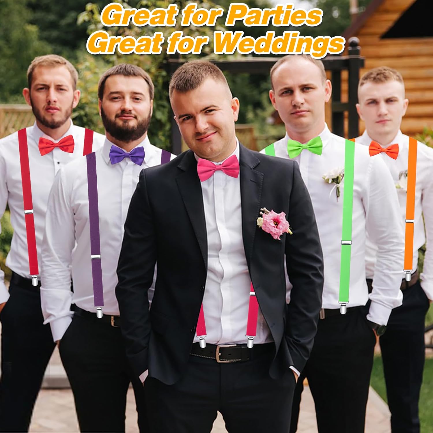 Stylish Suspenders Bow Ties Set for Boys Girls