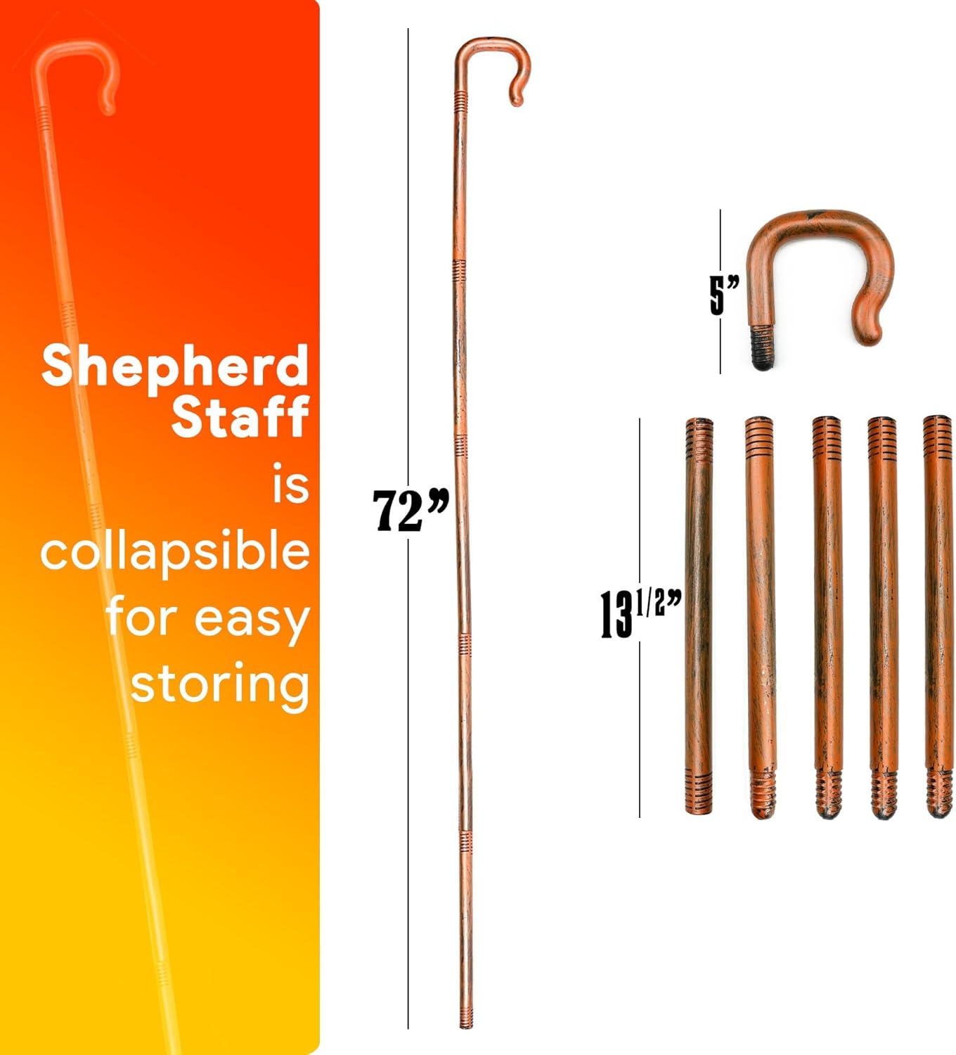 Skeleteen Shepherds Staff costume prop