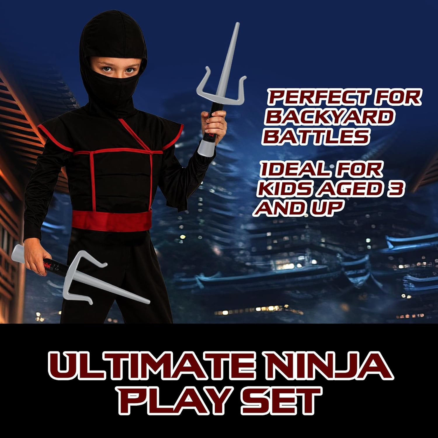 Liberty Imports 2 Piece Ninja Sword Set for Kids