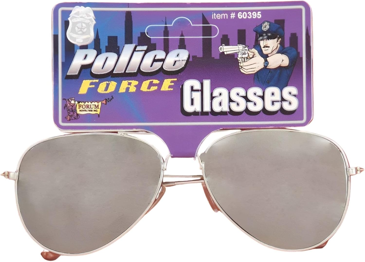 Mirrored Police Glasses Costume Accessory - Ob_dropdown_loc_msg