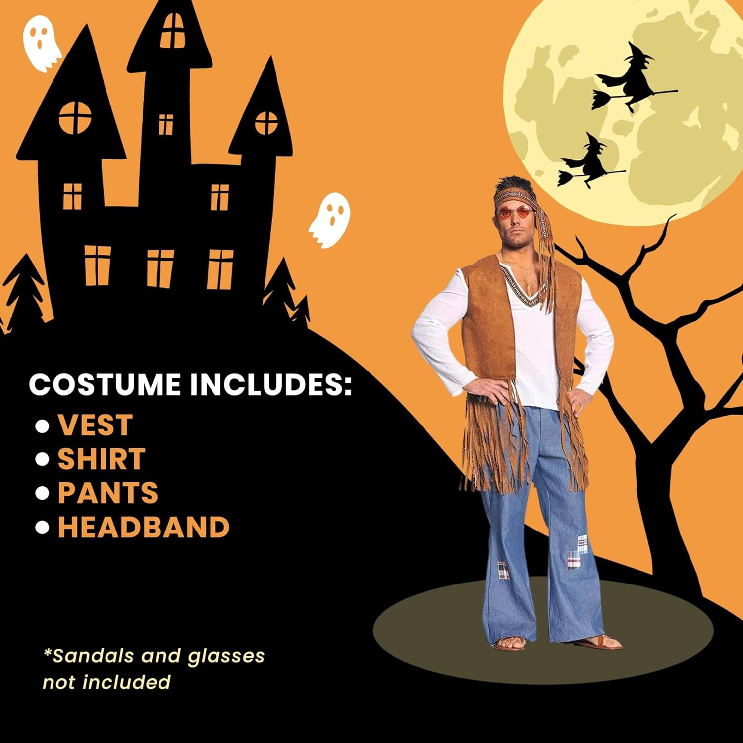 AAA Right On Retro Hippie Costume