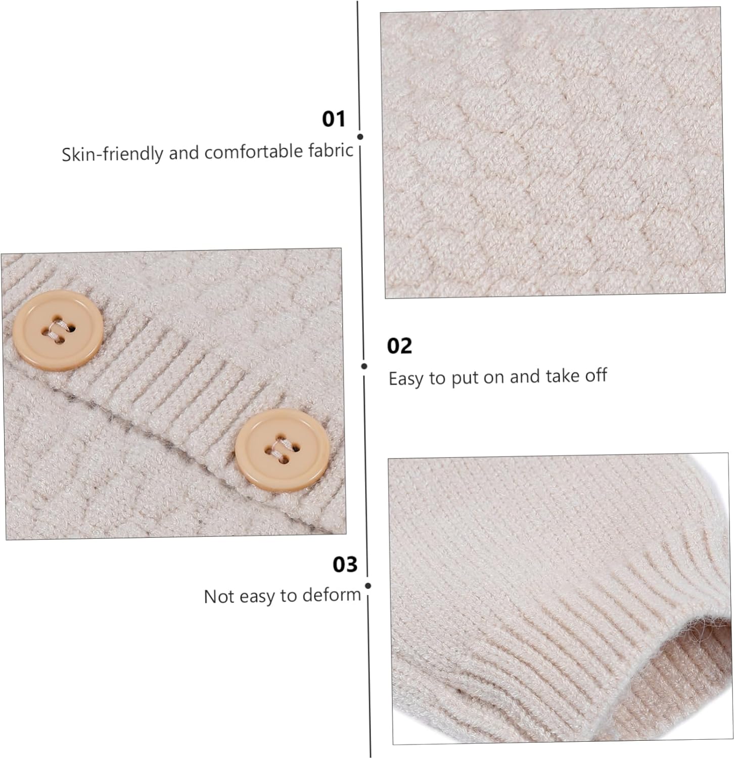 Bamboo Rabbit Wool Knitted Romper for Baby - Lightweight Multi-Purpose