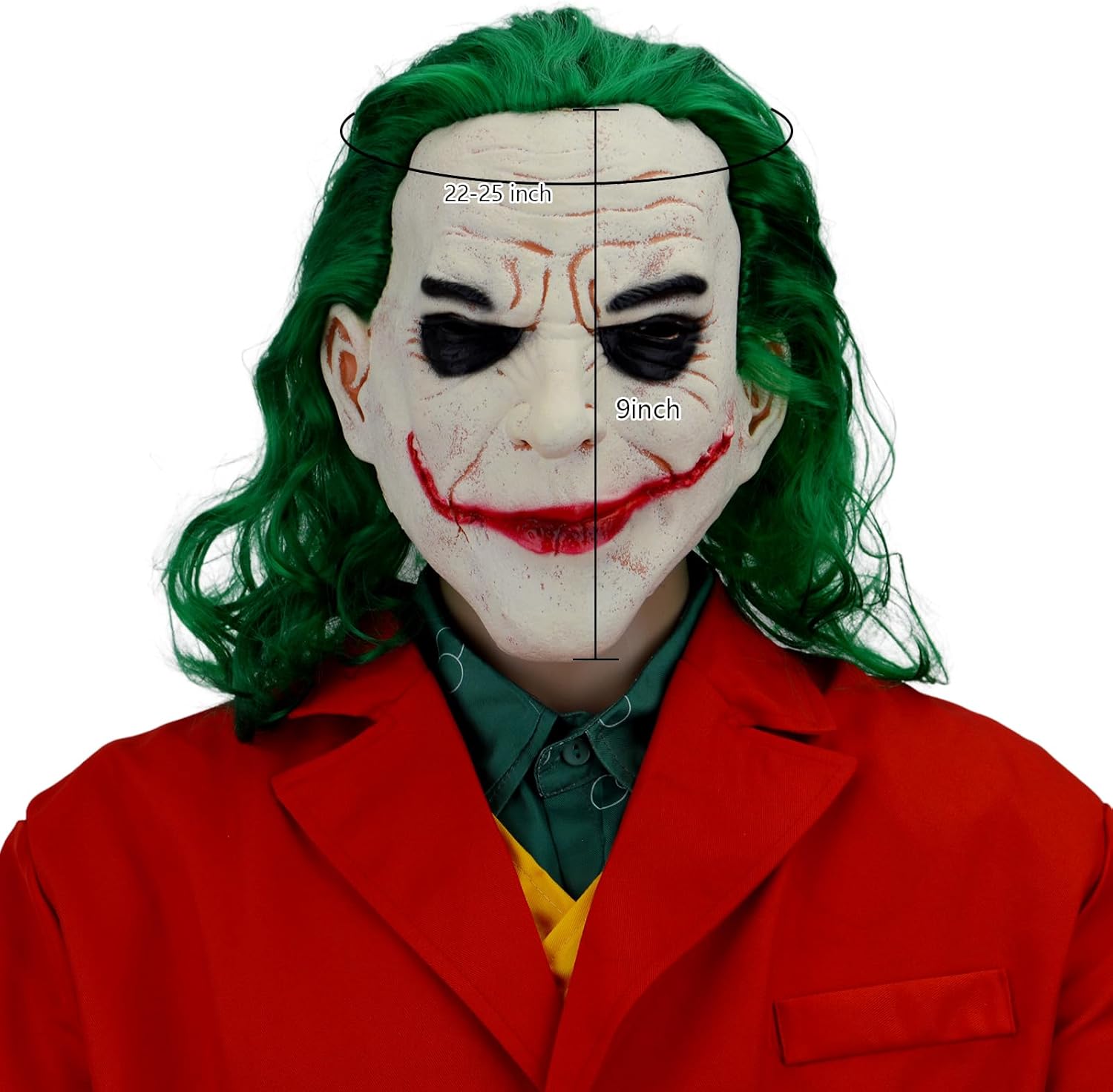 FREE BEAUTY Halloween Latex Joker Mask