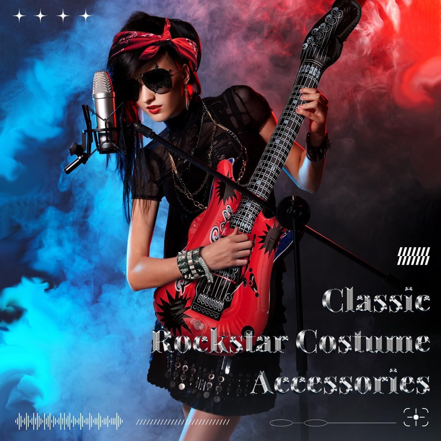 80s Rock Character Accessories Smile Be the Star