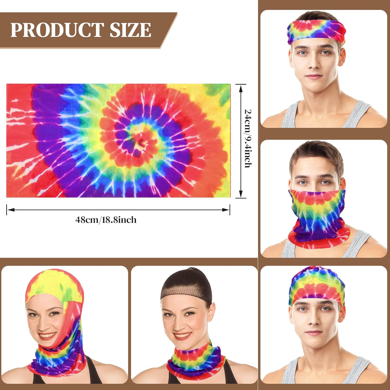 Frienda 70s Hippie Accessories 3-Piece Set