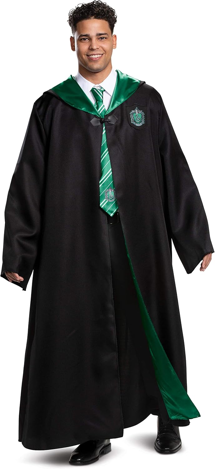 Disguise Harry Potter Slytherin Robe Hogwarts approved for Halloween or cosplay