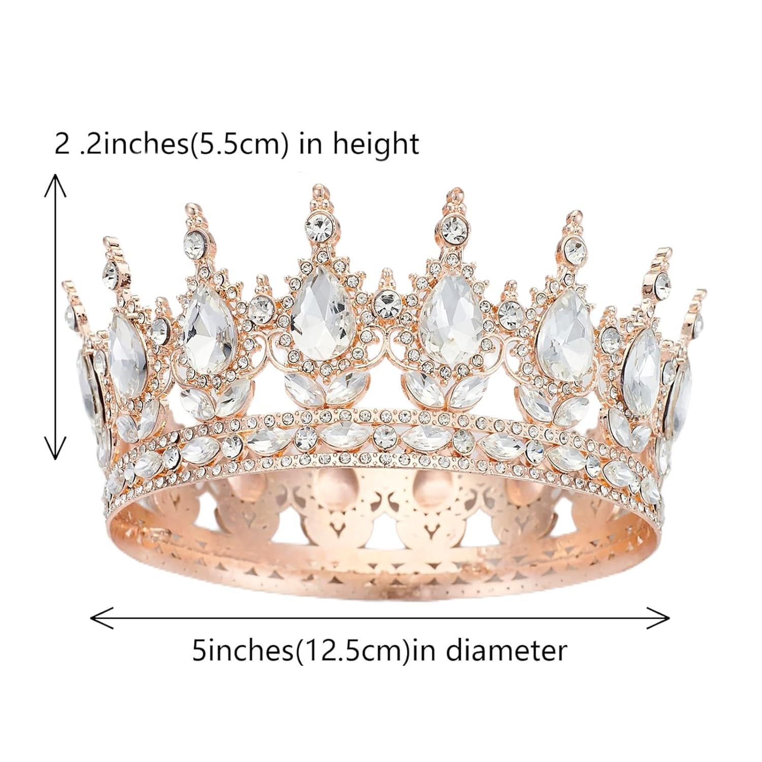 Rhinestone Womens Crown
