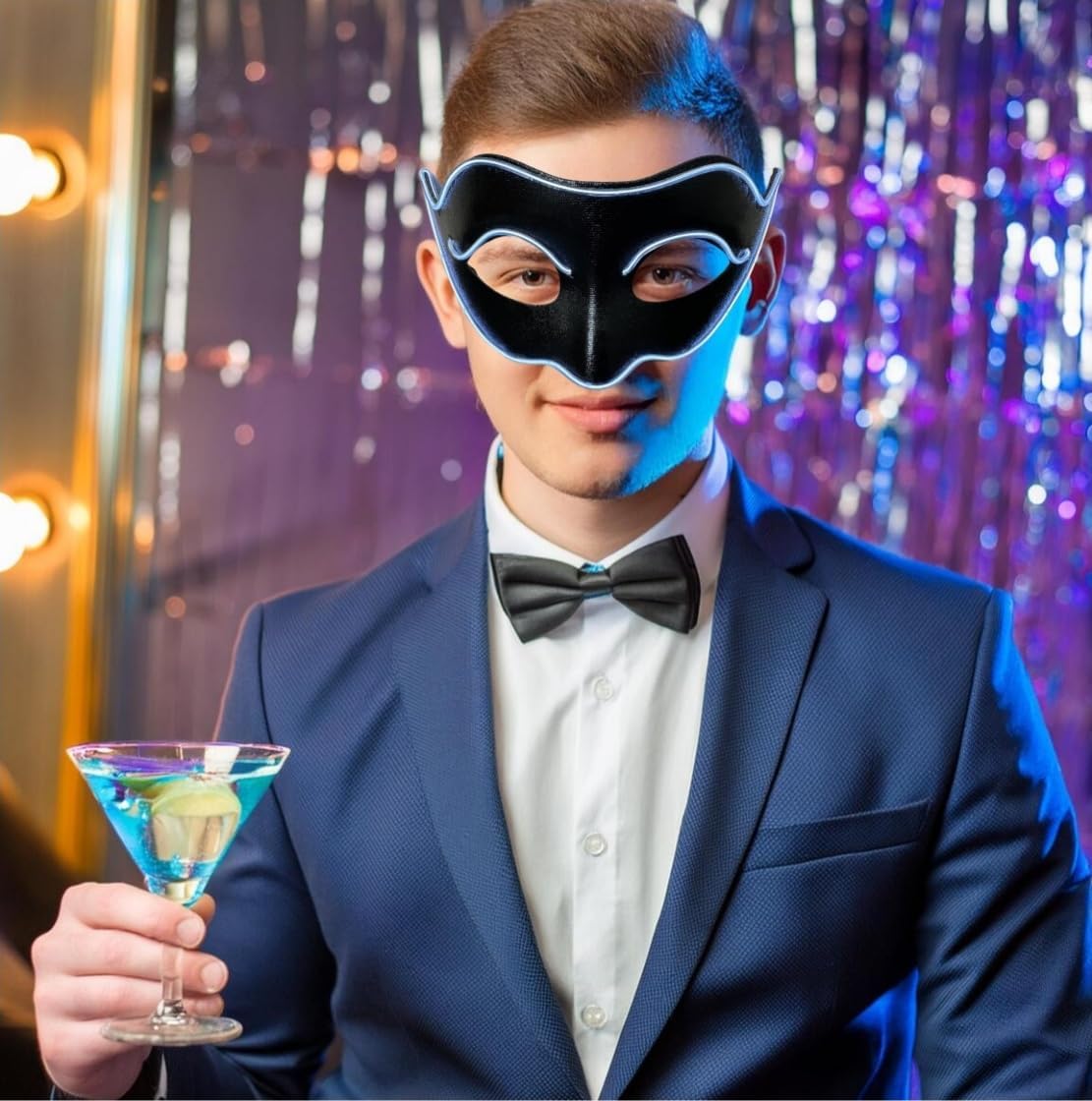 LED Masquerade Mask - Halloween Kerala costume