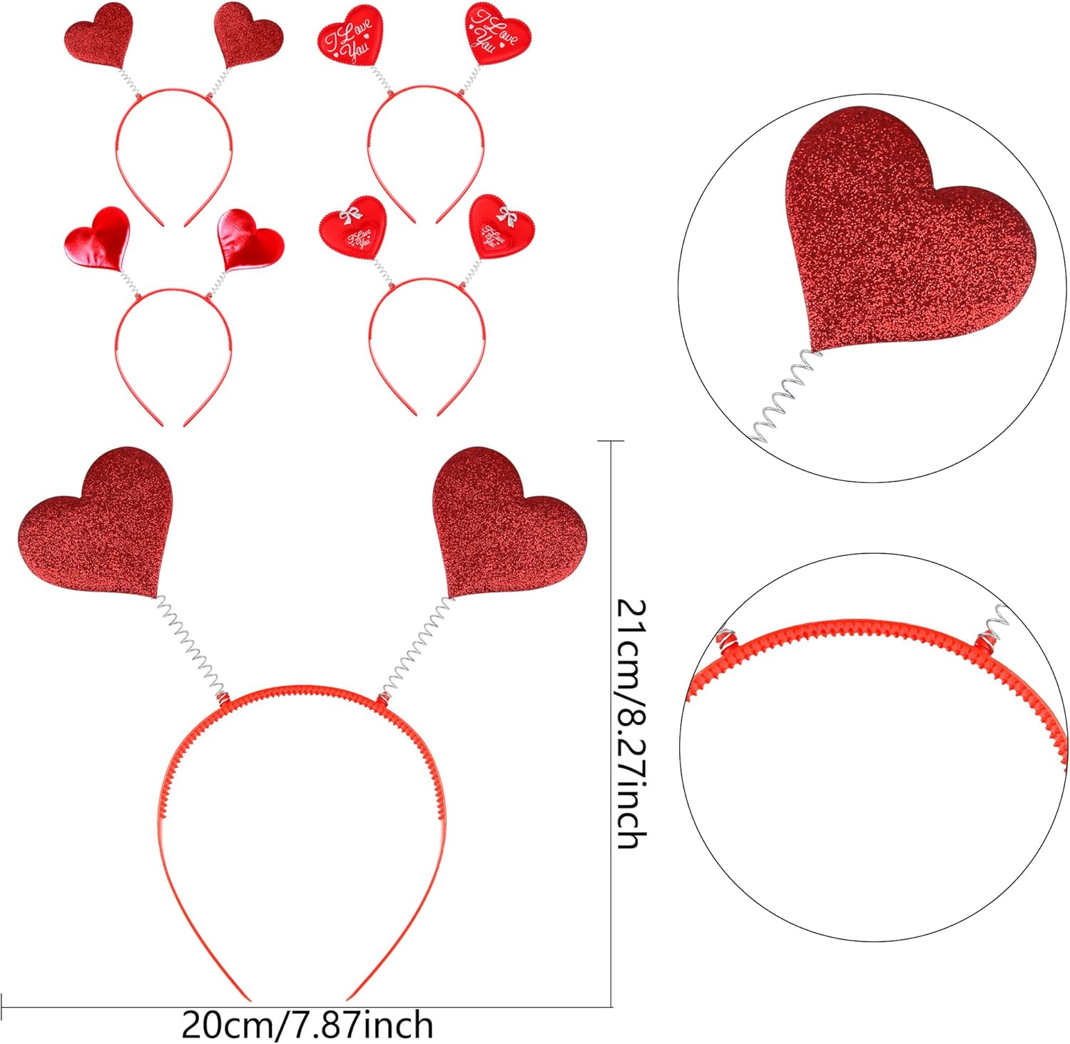 Valentines Day Love Heart Headband