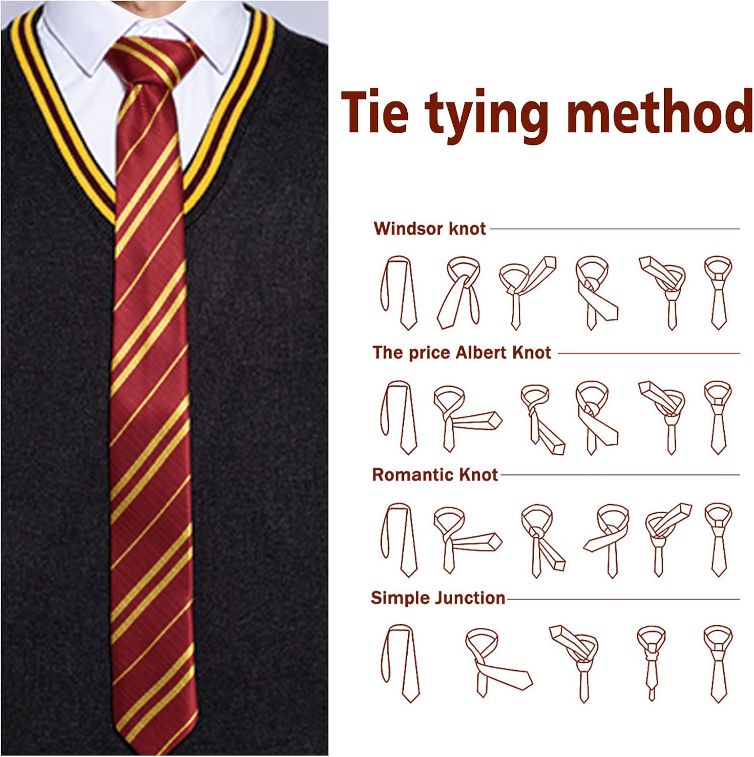 Halloween Wizards Tie and Glasses Set