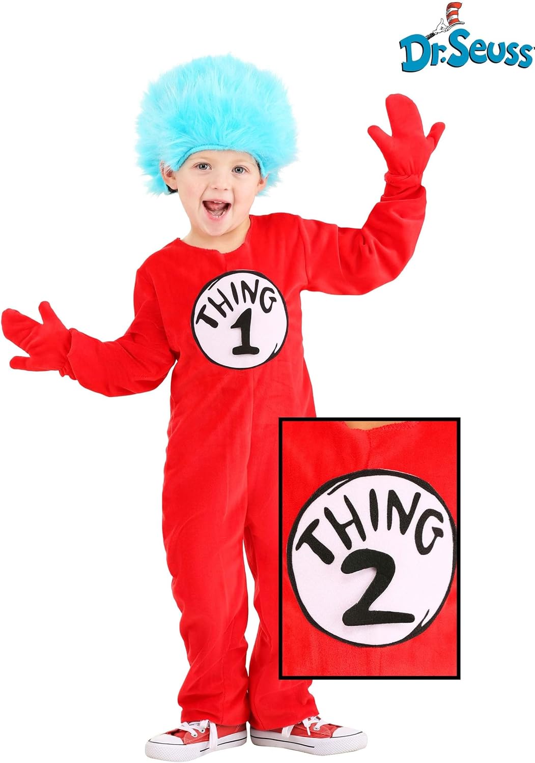 Dr Seuss Thing 1 Thing 2 Toddler Costume
