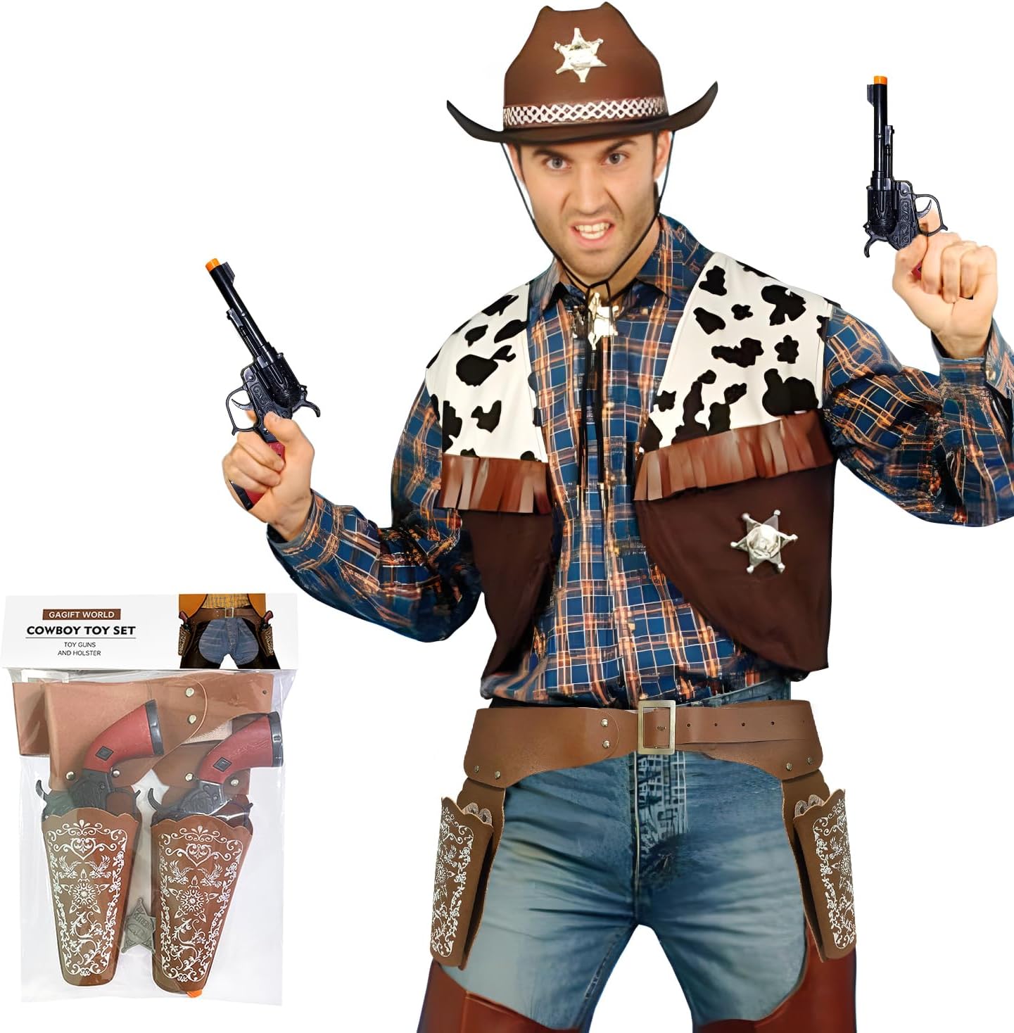 Classic Cowpoke Toy Set for Adults