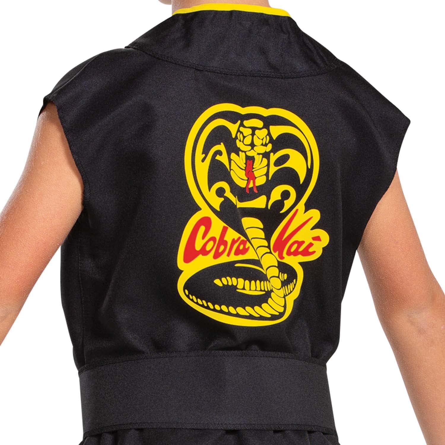 Disguise MasterCheckpoint Costume Official Cobra Kai Gi for Men Black Belt SmallMedium