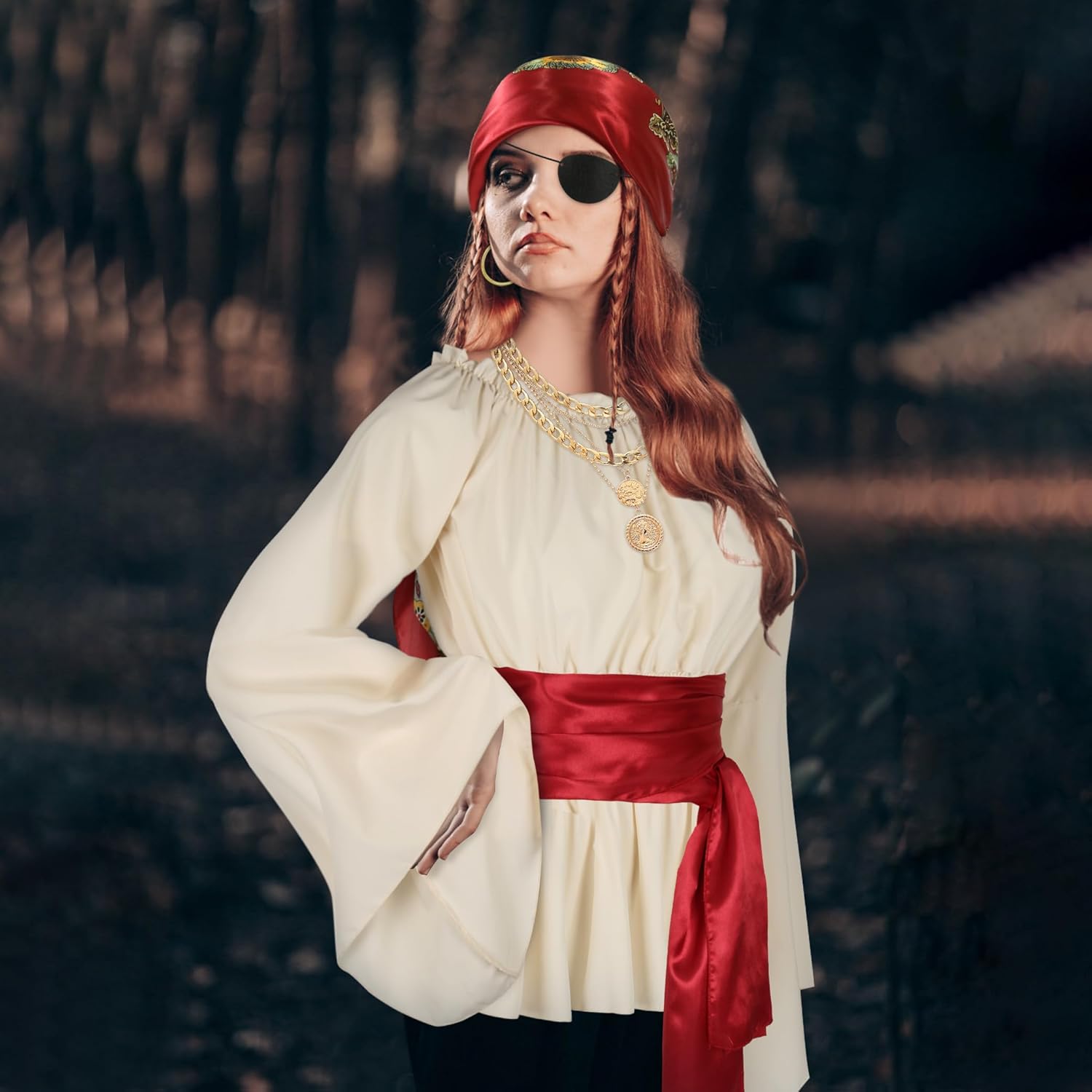 CICOCI Women Pirate Costume Accessories Set