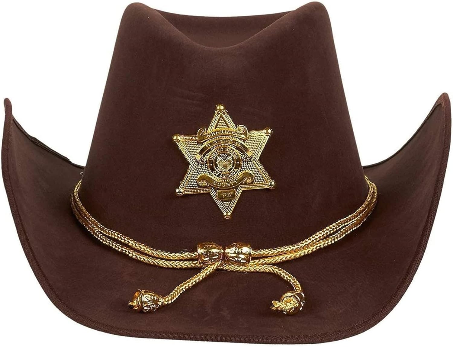 Juvale Cowboy Sheriffs Hat - Fun Party Outfit Costume
