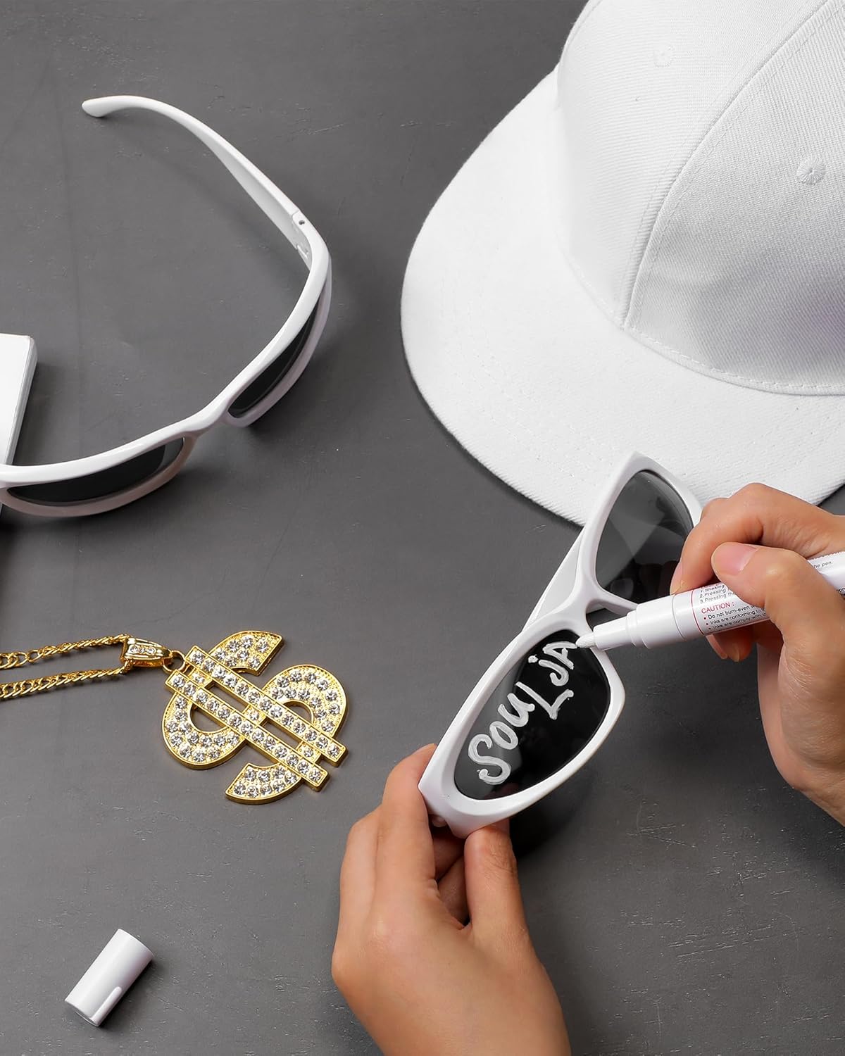 Yahenda Hip Hop Costume Kit 80s90s Style