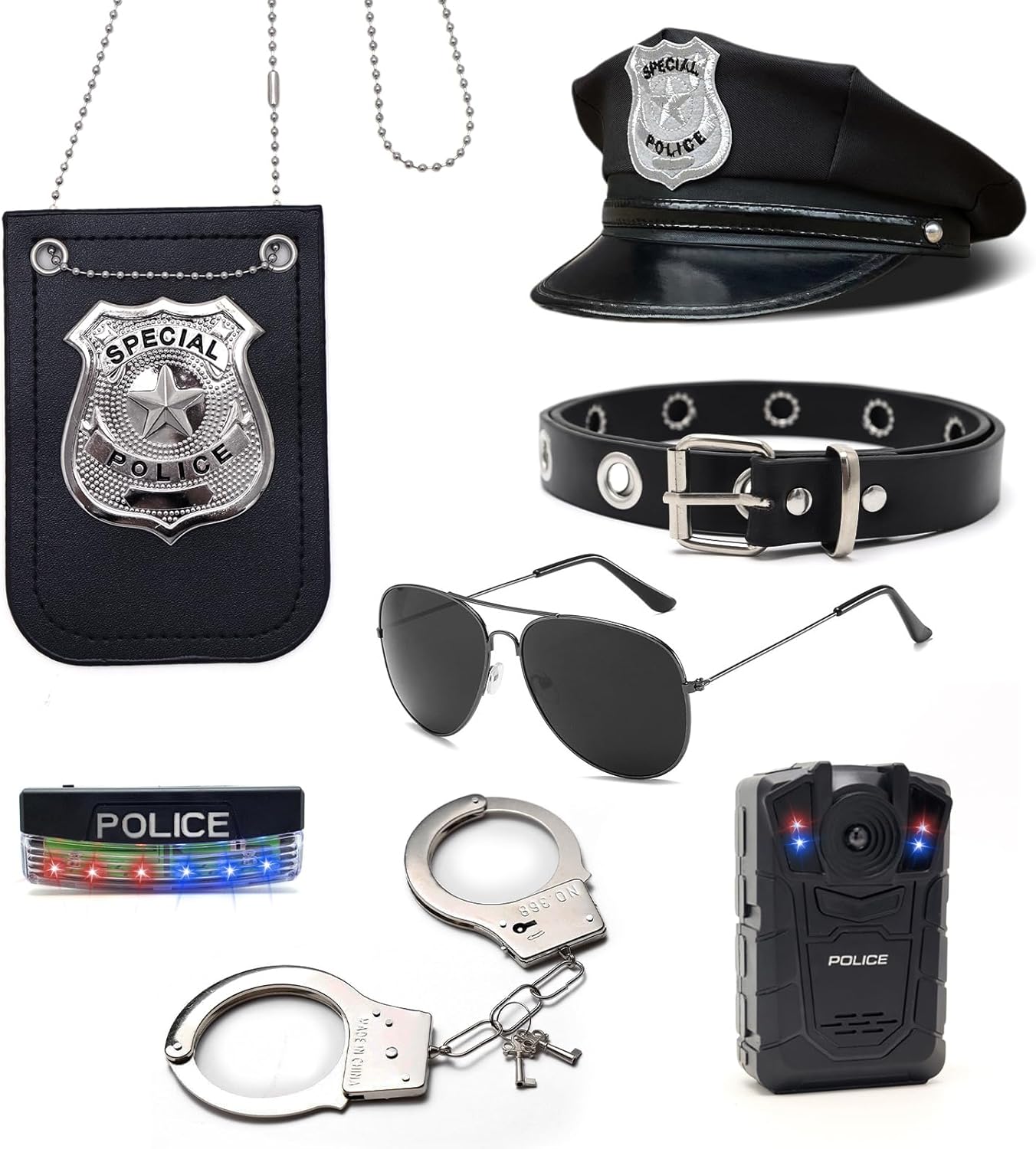 Police Costume Accessories Kit