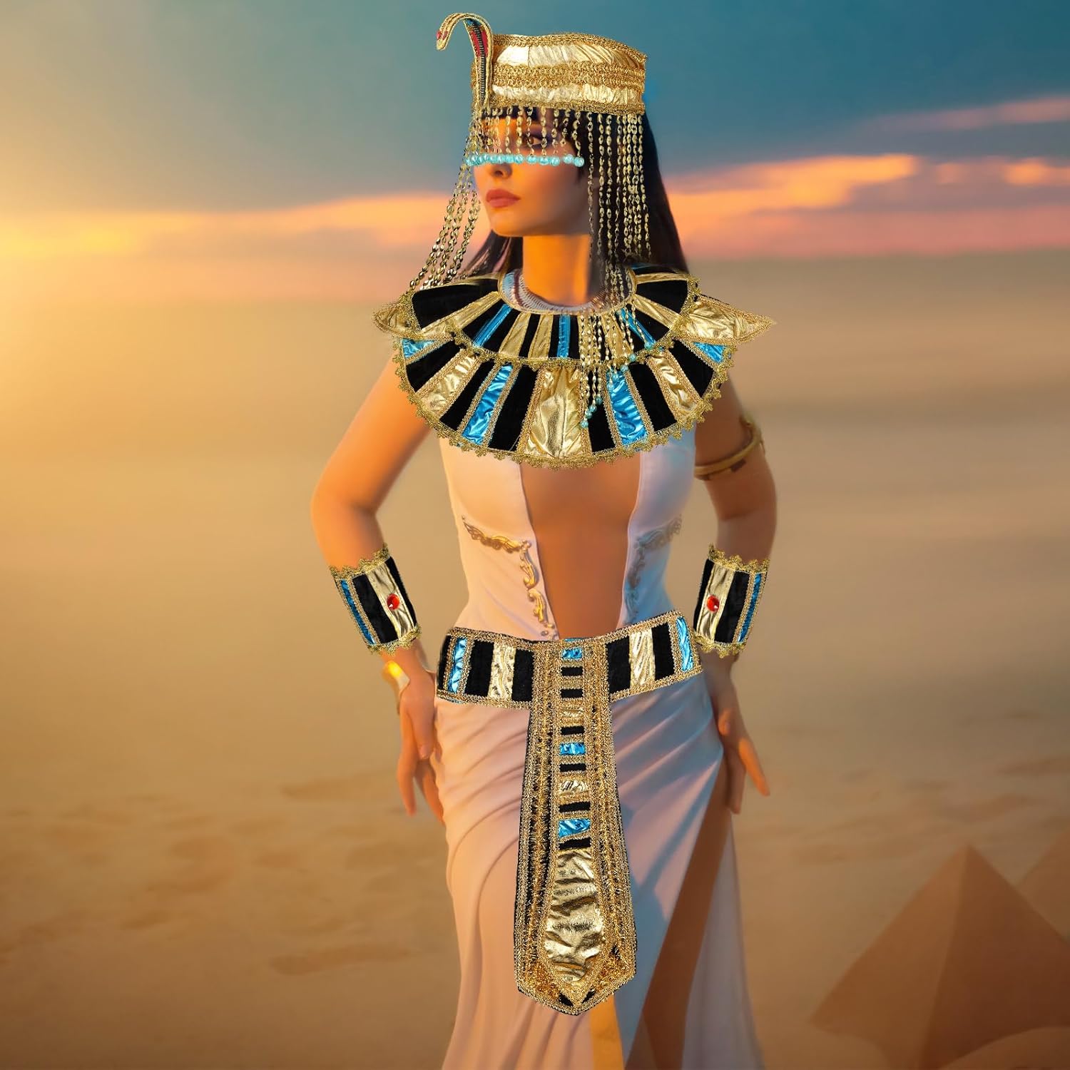 Egyptian Princess Costume Set - Cleopatra Headband Accessories