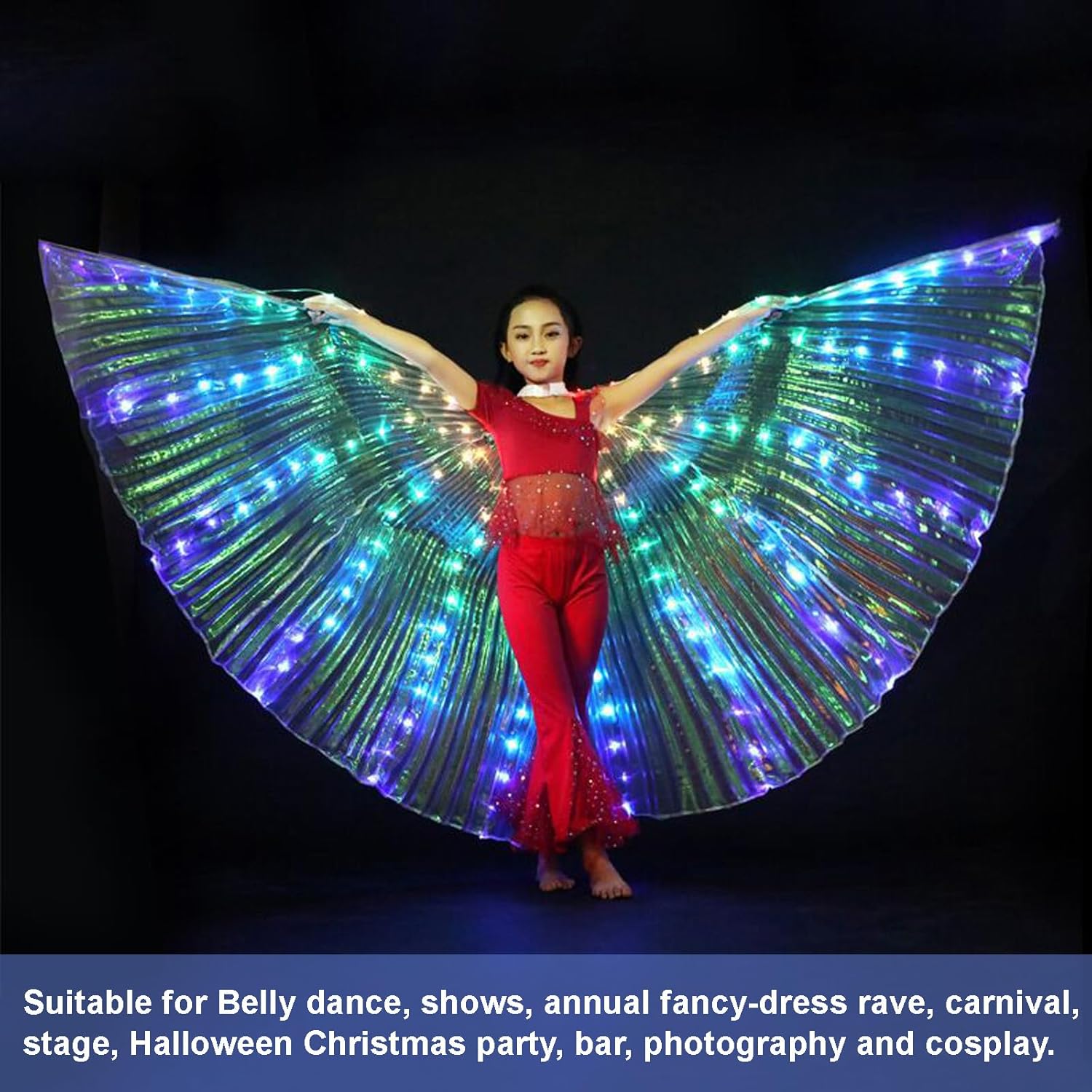 LED Isis Wings Light-Up Belt for Women