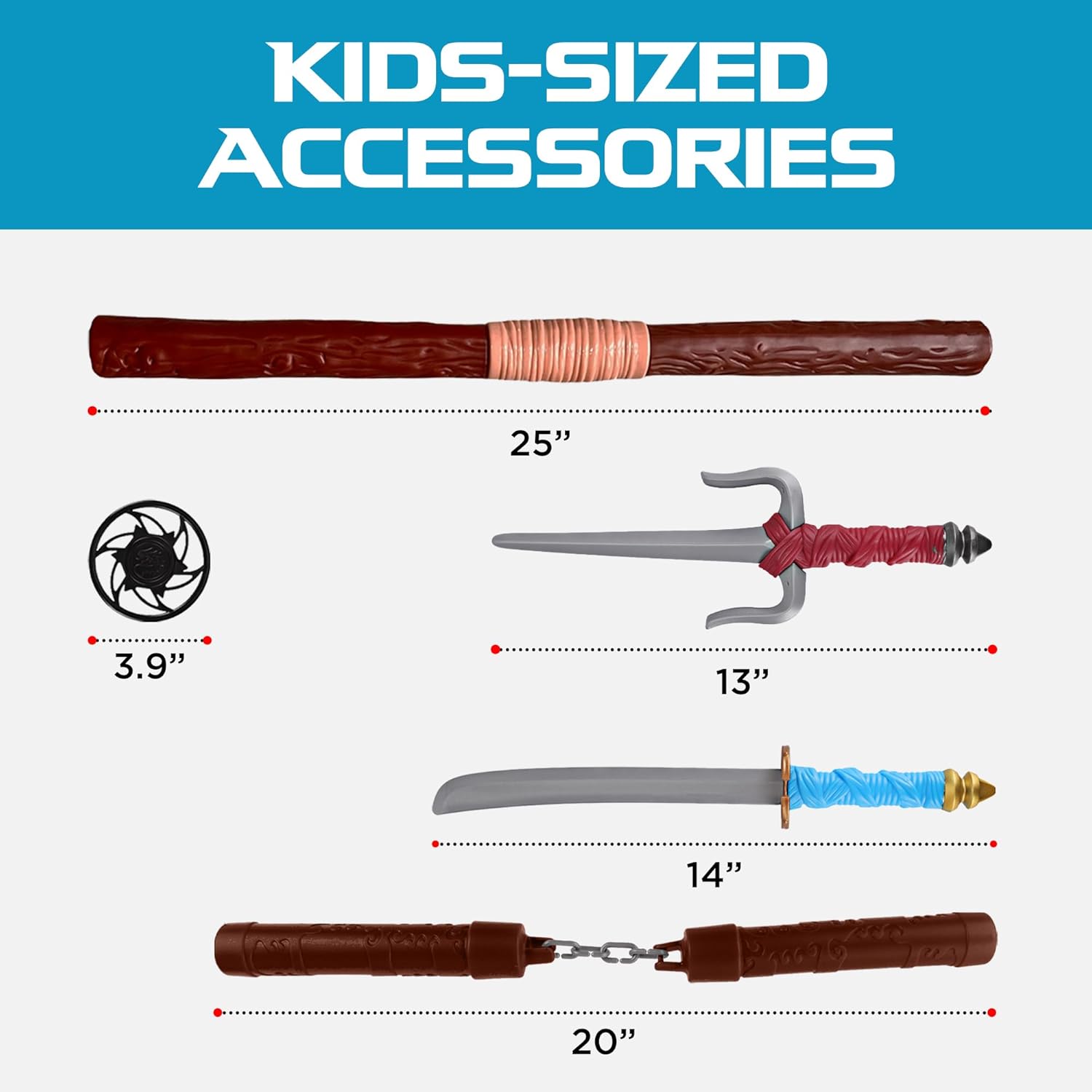 Liberty Kids Ninja Weapon Set
