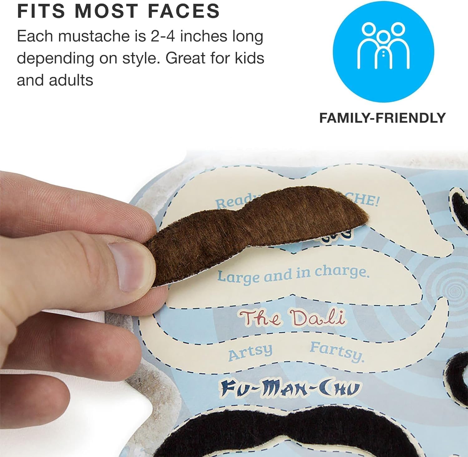10 Face Mustaches The Perfect Assortment for Halloween costumes