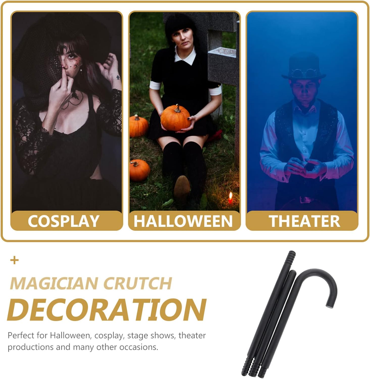 Healify Plastic Walking Stick The Mystical Spell-Casting Crutch