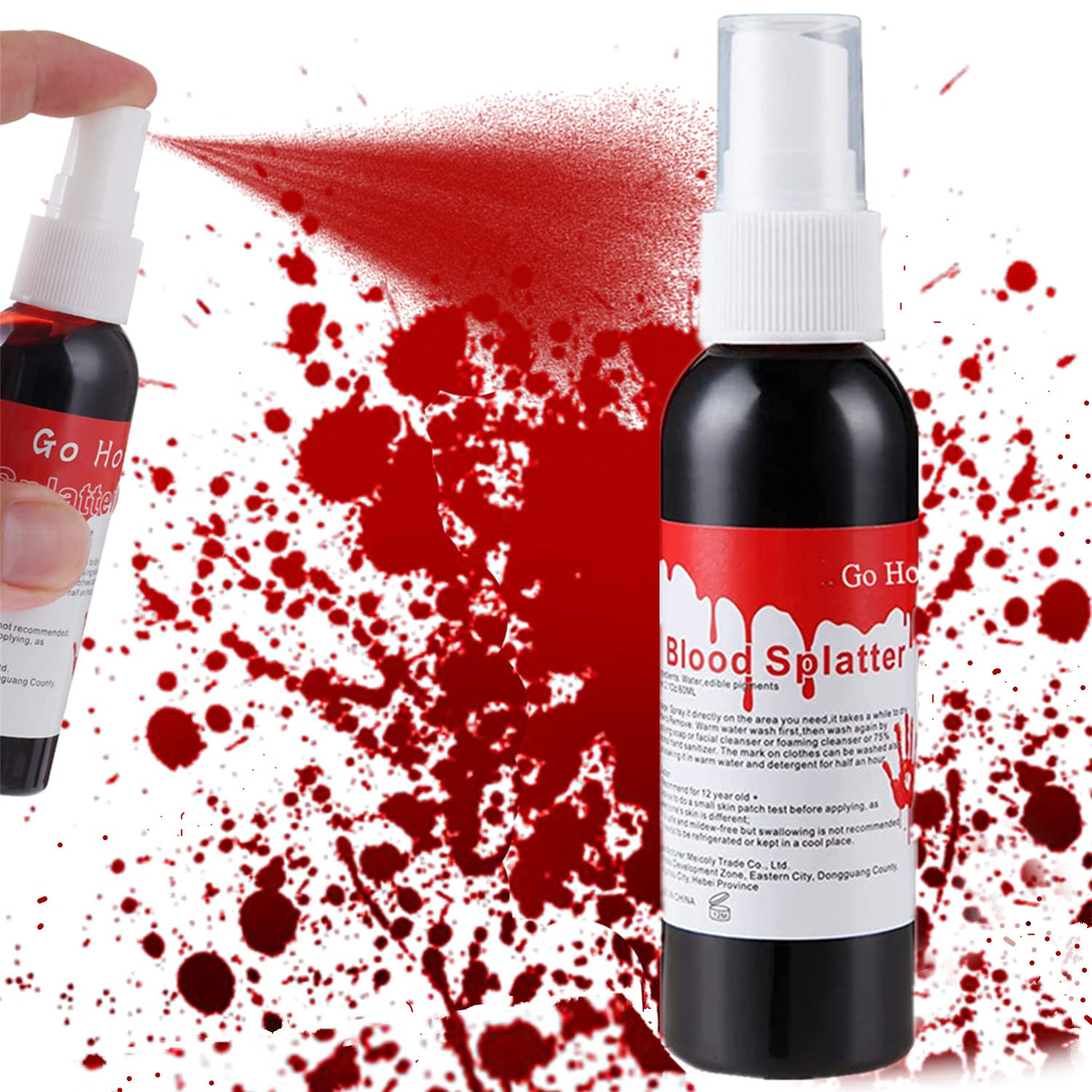 Go Ho Blood Splatter Fake Blood Spray for Halloween