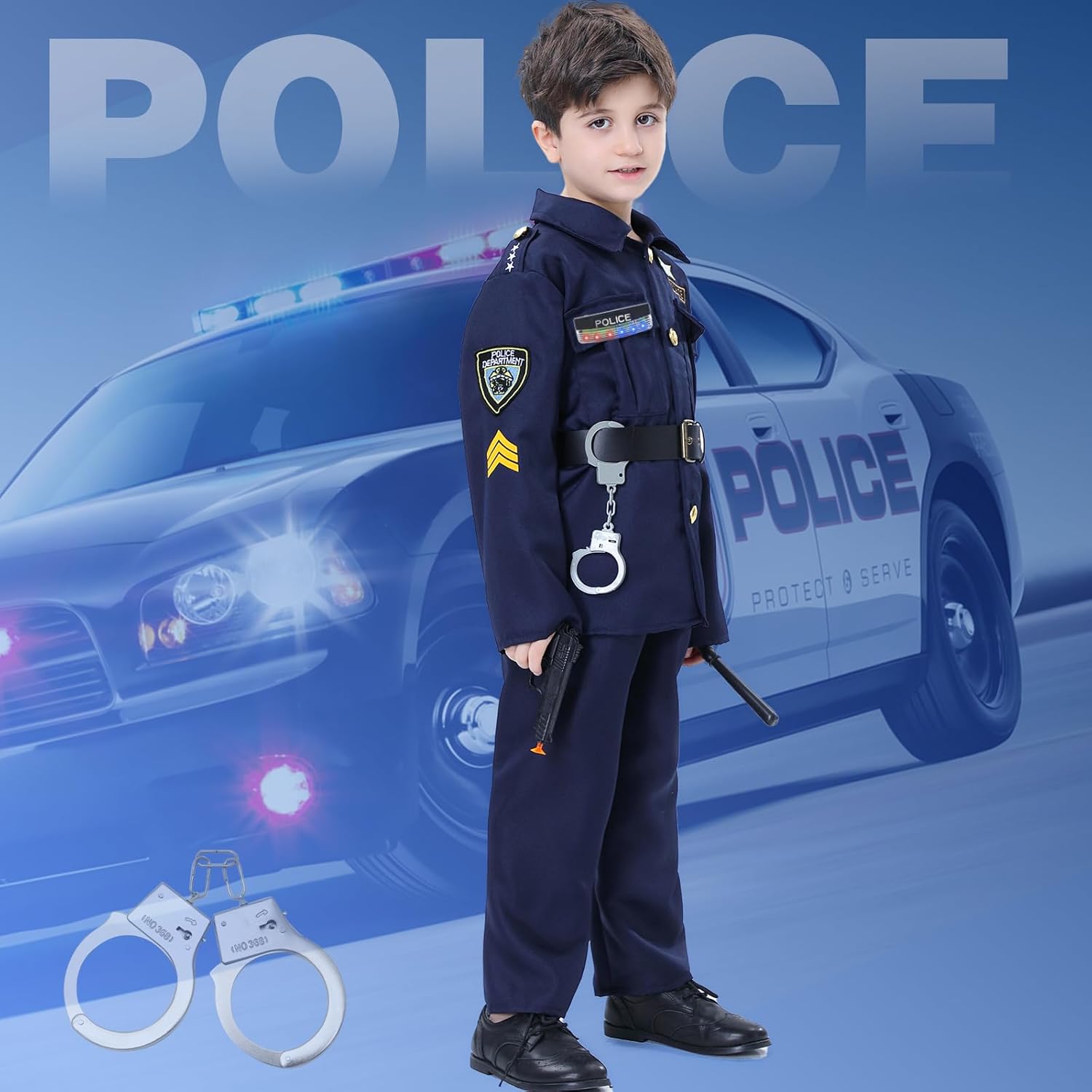 Police Costume Accessories Kit