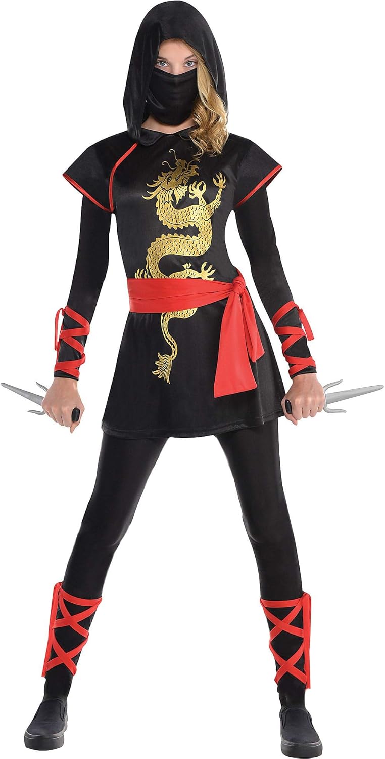 Amscan Ninja Warrior Womens Costume - Halloween Party - Medium