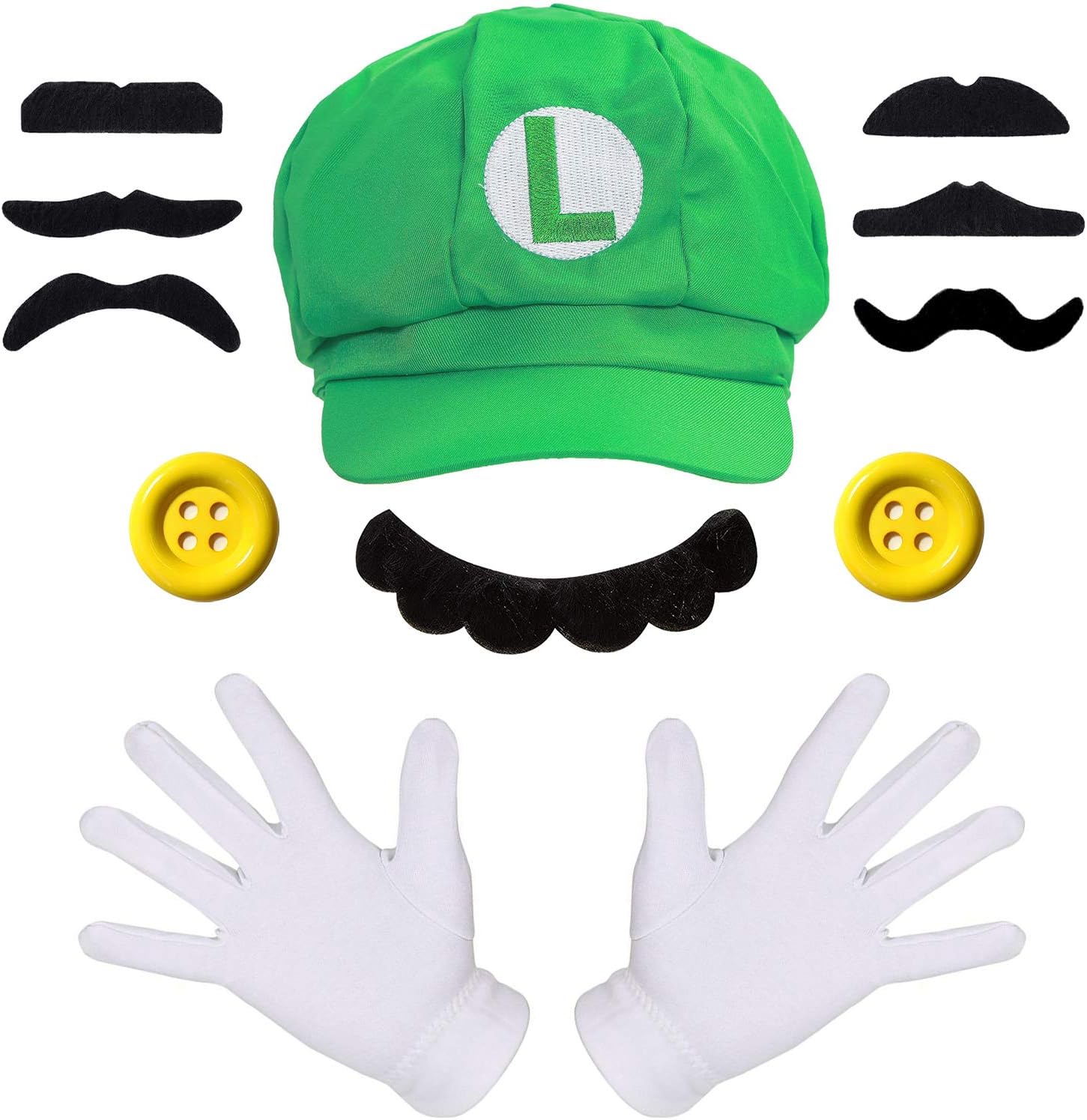 Humairc Super Bros Halloween Accessories Set