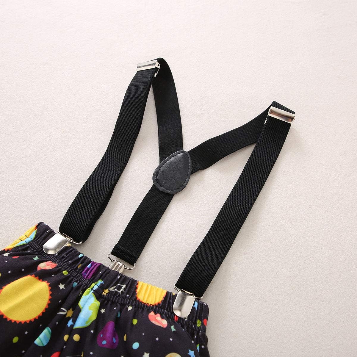 Space Themed 1st Birthday Outfit for Baby Boys