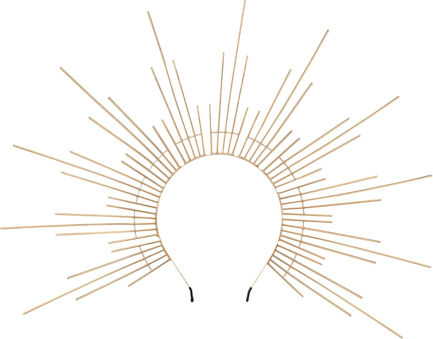 Sun Goddess Halo Crown - Golden Light Renaissance Cosplay Headpiece
