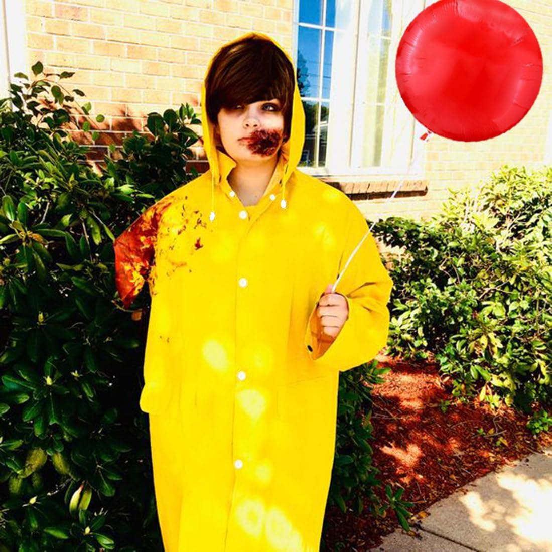 Men Women Yellow Halloween Costume Reusable Balloon Kit
