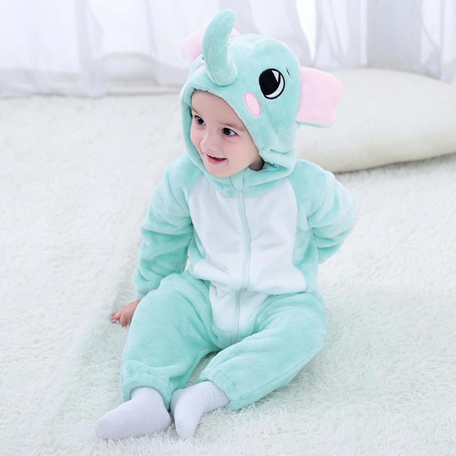 TONWHAR Kids Tiger Dinosaur Costume