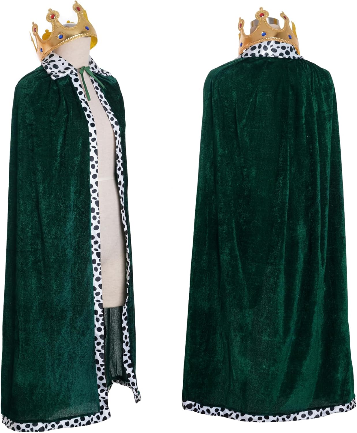 Medieval King and Queen Robe Costume