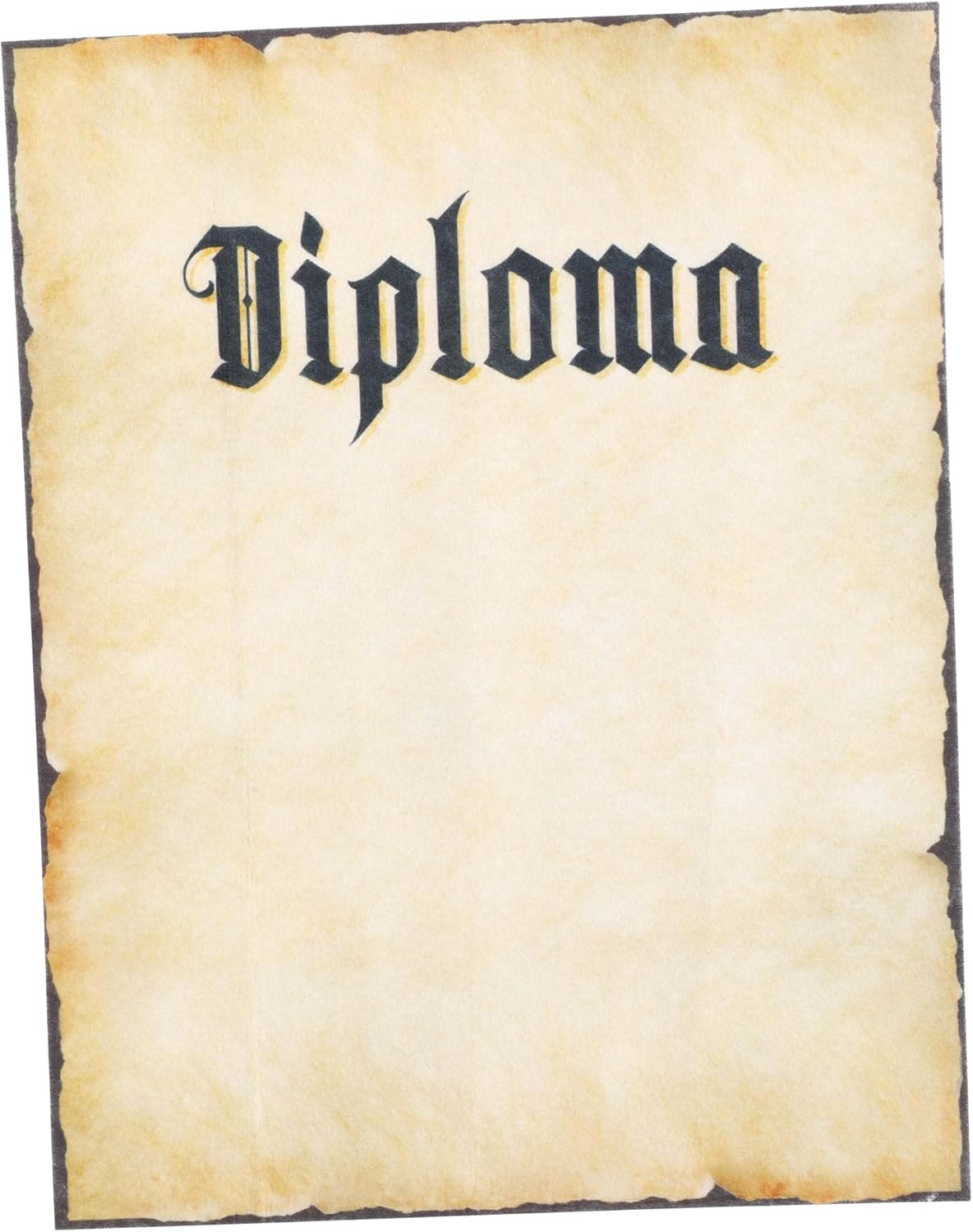 Fun Costumes Fake Diploma Halloween Graduation Cosplay Paper Costume