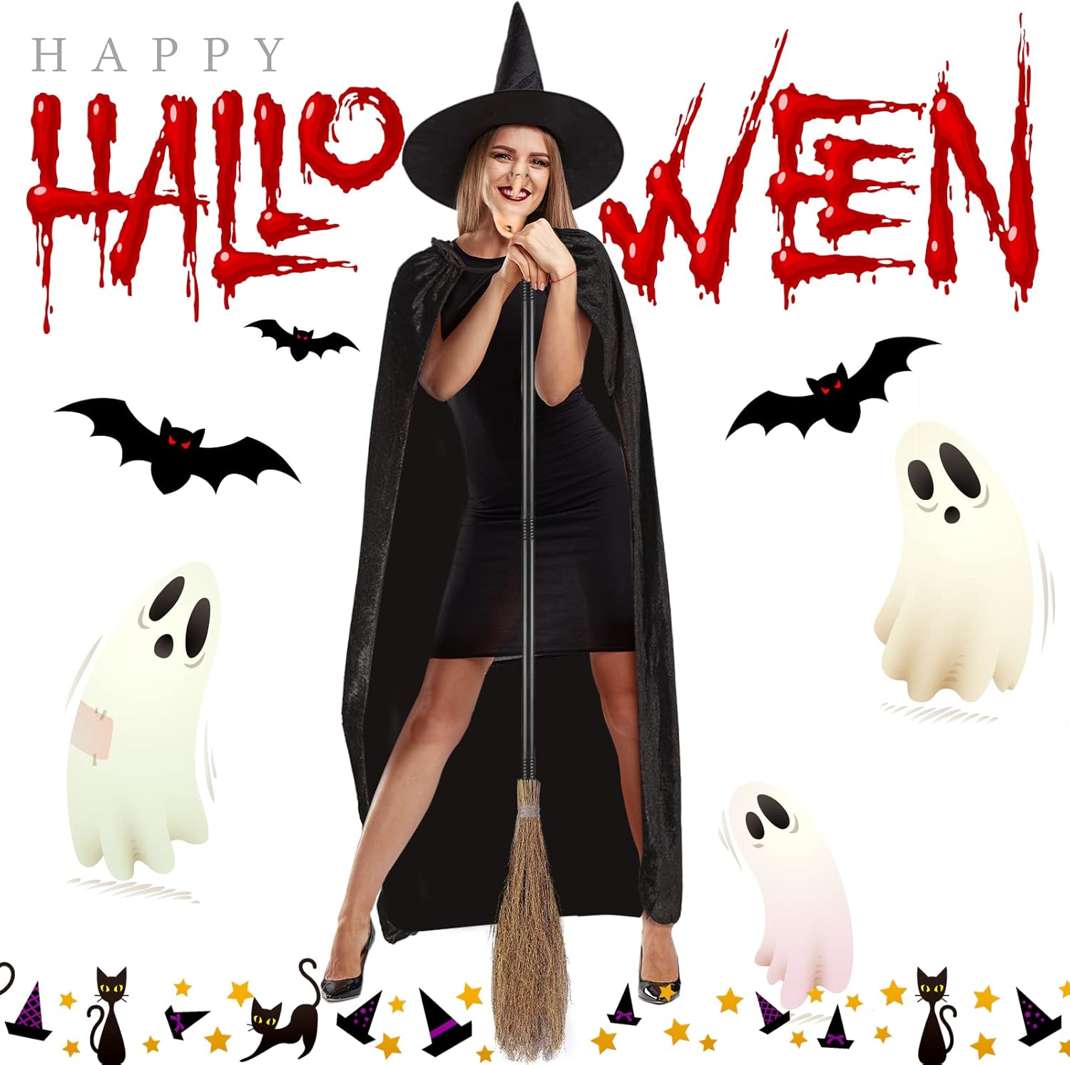 Halloween Witch Costume Set by Seematn