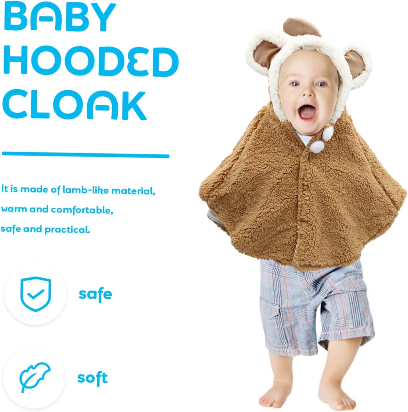 SOIMISS Baby Cape Durable Stylish Perfect Newborn
