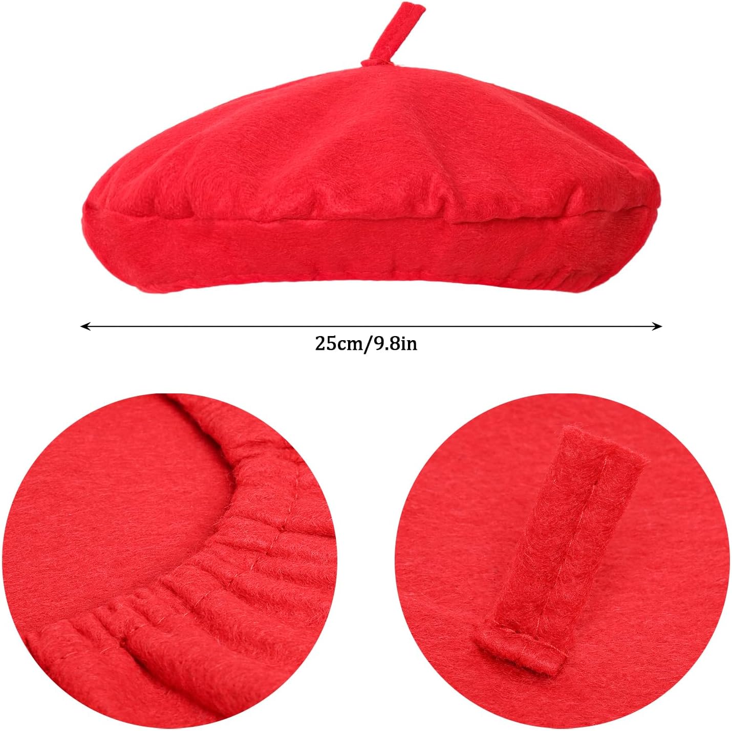 French Red Beret Set for Halloween